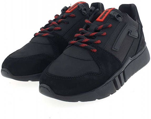 Red Rag 13215 suède sneakers zwart online kopen