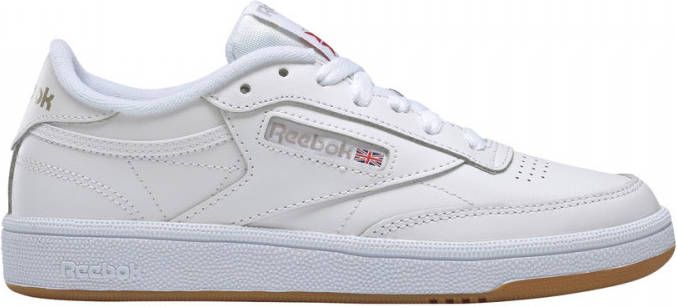 Reebok Classic Club C 85 Sneakers van wit leer met rubberen zool online kopen