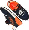 Replay Shoot Klittenband Sneaker Jongens Blauw/Oranje online kopen