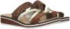 Rieker Slipper Dames Cognac online kopen