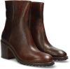 Shabbies Enkellaarsjes Ankle Boot Calf Leather Bruin online kopen