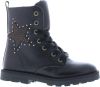 Shoesme TA21W024 B leren veterboots met studs zwart online kopen