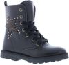 Shoesme TA21W024 B leren veterboots met studs zwart online kopen