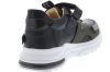 Shoesme NR20W001-C leren sneakers donkergroen online kopen