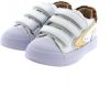 Shoesme leren sneakers met panterprint wit/goud online kopen