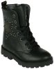 Shoesme TA21W024 B leren veterboots met studs zwart online kopen