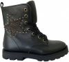 Shoesme TA21W024 B leren veterboots met studs zwart online kopen