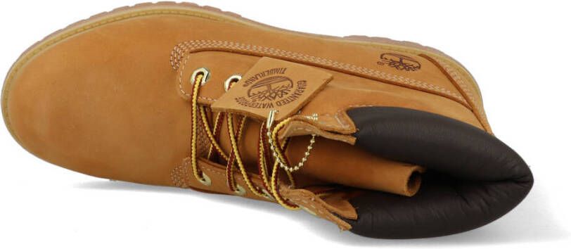Timberland 6 inch premium beige platte laarzen met veters-Neutraal online kopen