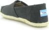 Toms Classic 10009751 Black Washed Canvas Rope Sole online kopen