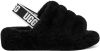 Ugg Fluff Yeah slipper met logo voor Dames in White,, Other online kopen