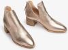 Unisa Mulere enkellaarsje van leer met metallic finish online kopen