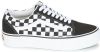 Vans Old Skool Platform Checkerboard Sneakers , Zwart, Dames online kopen