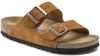 Birkenstock Arizona Soft Footbed Suede Leather Sandals , Bruin, Heren online kopen