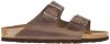 Birkenstock Arizona zachte voetbedden Suede lederen sandalen , Beige, Dames online kopen