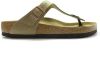 Birkenstock Slippers Mayari regular Birko Flor Nubuck Bruin online kopen