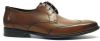 Floris van bommel SFM 30173 Dark Cognac H Wijdte Veterschoenen online kopen