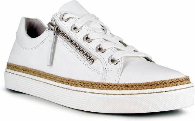 Witte Rits/Veterschoenen Gabor OptiFit - Vindjeschoen.nl