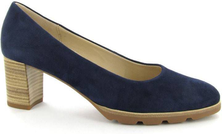 Blauwe Gabor Pumps Wijdte G om te zoenen