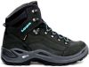 Lowa Renegade II MID GTX Wide Schoen Dames Middengrijs/Turkoois online kopen