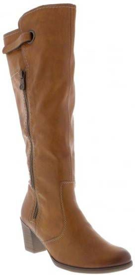 Cognac Lange Laarzen met Fleece Rieker - Vindjeschoen.nl