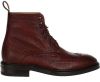 Van bommel SBM 80001 24 01 Dark Cognac G+ Wijdte Veter boots online kopen