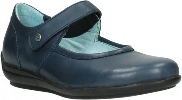 Ballerina's Wolky 00385 Noble 30800 blauw leer - Vindjeschoen.nl