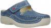 Klompen Wolky 06227 Roll Slipper 15820 denim nubuck online kopen