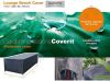 Showmodel Siesta Premium zweefparasol 300 x 300 antraciet frame charcoal doek + 90 kg voet online kopen
