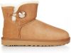 Ugg W Mini Bailey Button Bling Suede Snow Boots , Bruin, Dames online kopen