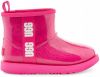 Ugg Classic Clear Mini II Laarzen voor Babies in Pink,, Synthetisch online kopen