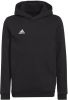 Adidas Kids adidas Entrada 22 Sweat Hoodie Kids Zwart Wit online kopen