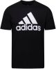 Adidas T shirt Essentials Big Logo Zwart/Wit online kopen