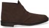 Clarks originals Desert Boot Evo Dark Brown Suede Veter boots online kopen