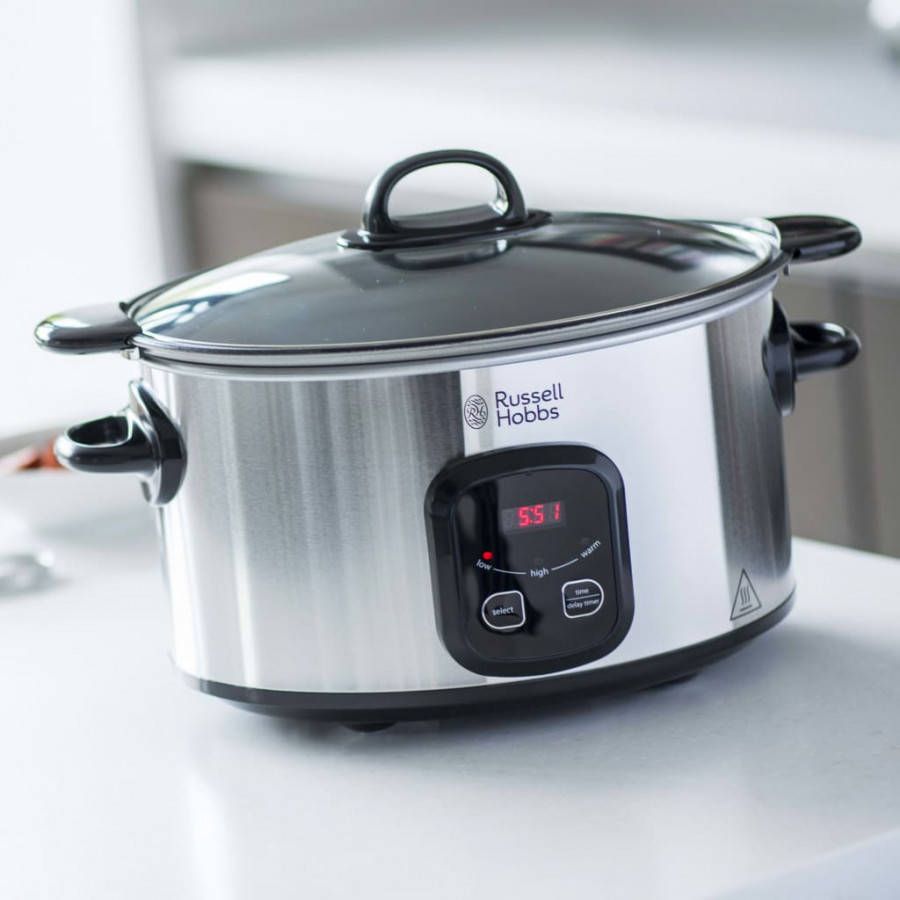 Russell Hobbs Roestvrij MaxiCook Digital staal 6L 22750-56 Grijs -  Vindjeschoen.nl