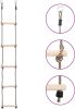 VidaXL Ladder met 5 sporten 210 cm massief grenenhout online kopen
