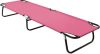 VidaXL Ligbed inklapbaar staal roze online kopen