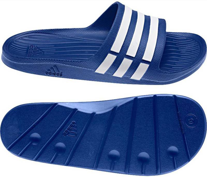 Adidas slippers adidas Duramo Slide blauw maat 47 - Vindjeschoen.nl
