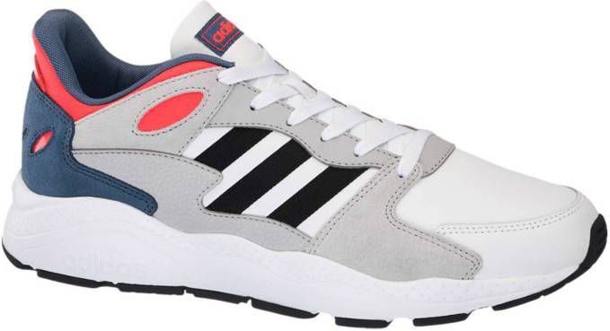 Adidas hardloopschoenen Crazy Chaos heren wit/zwart maat 45 1/3 -  Vindjeschoen.nl