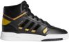Adidas Originals Drop Step leren sneakers zwart/goud metallic online kopen