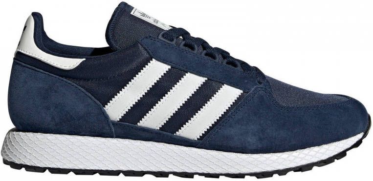 Adidas Originals Forest Grove suède sneakers donkerblauw - Vindjeschoen.nl