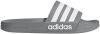Adidas Performance badslippers Adilette Shower grijs/wit online kopen
