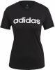 Adidas Loungewear Essentials Slim Logo Dames T Shirts Black Katoen Jersey online kopen