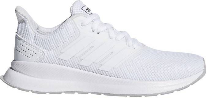 Adidas Performance Run Falcon Runfalcon hardloopschoenen wit/grijs kids -  Vindjeschoen.nl