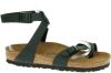 Birkenstock Yara leren sandalen zwart online kopen