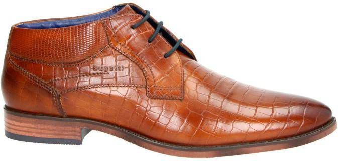 Bugatti lage nette schoenen cognac - Vindjeschoen.nl