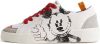 Desigual Mickey Mouse sneakers wit/rood online kopen