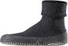 Falke Cosyshoes Pantoffels Anti Slip Sok Lichtgrijs/Middengrijs online kopen