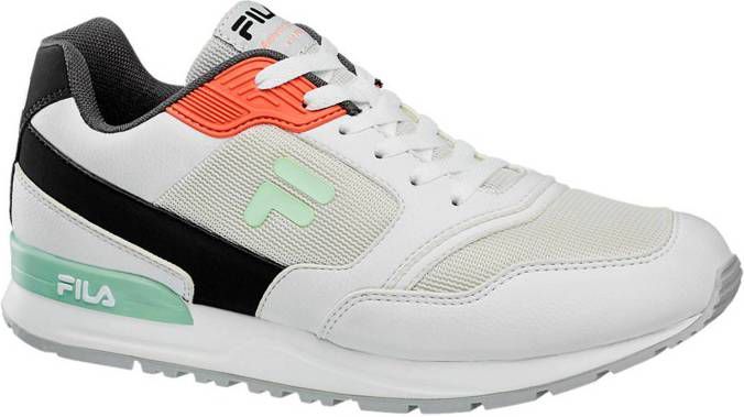 Fila sneakers wit/oranje/mintgroen - Vindjeschoen.nl