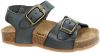Kipling Easy 4 leren sandalen grijs online kopen