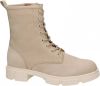 Nelson nubuck veterboots beige online kopen